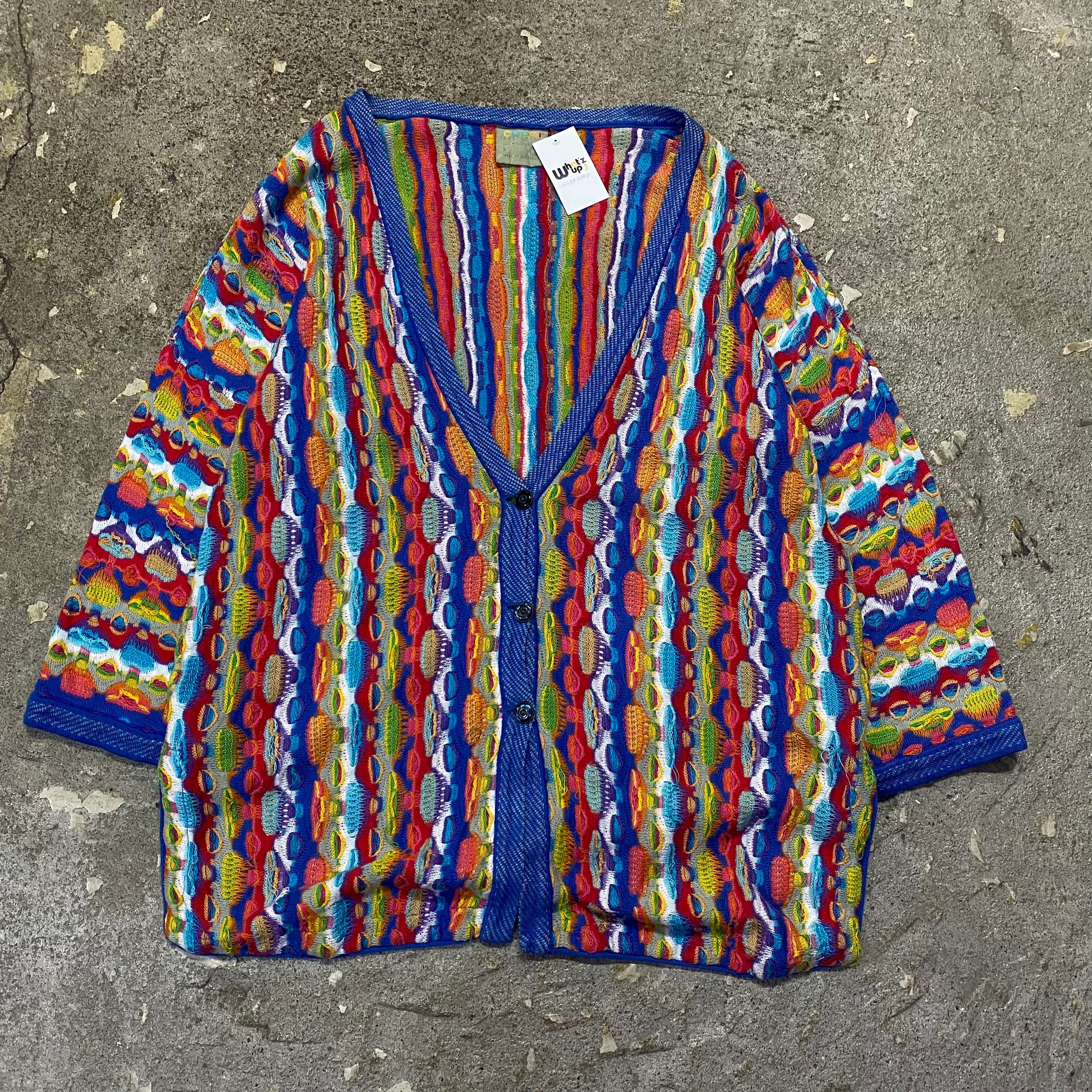 90s COOGI 3D knit cardigan | What 