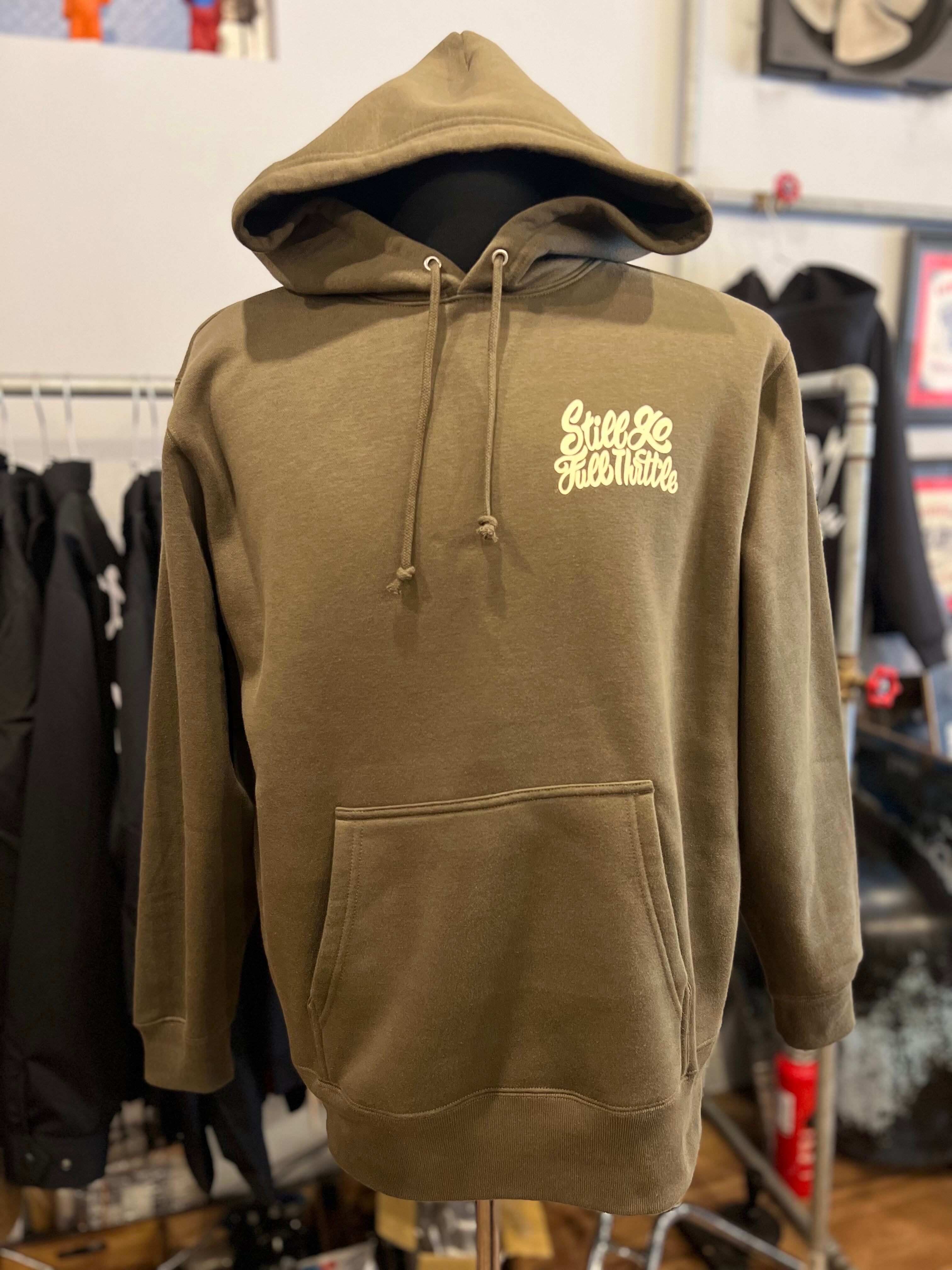 【STILLGO FULLTHROTTLE】YUURI's SKULL SHOVEL HOODIE (renewal) STILLGO