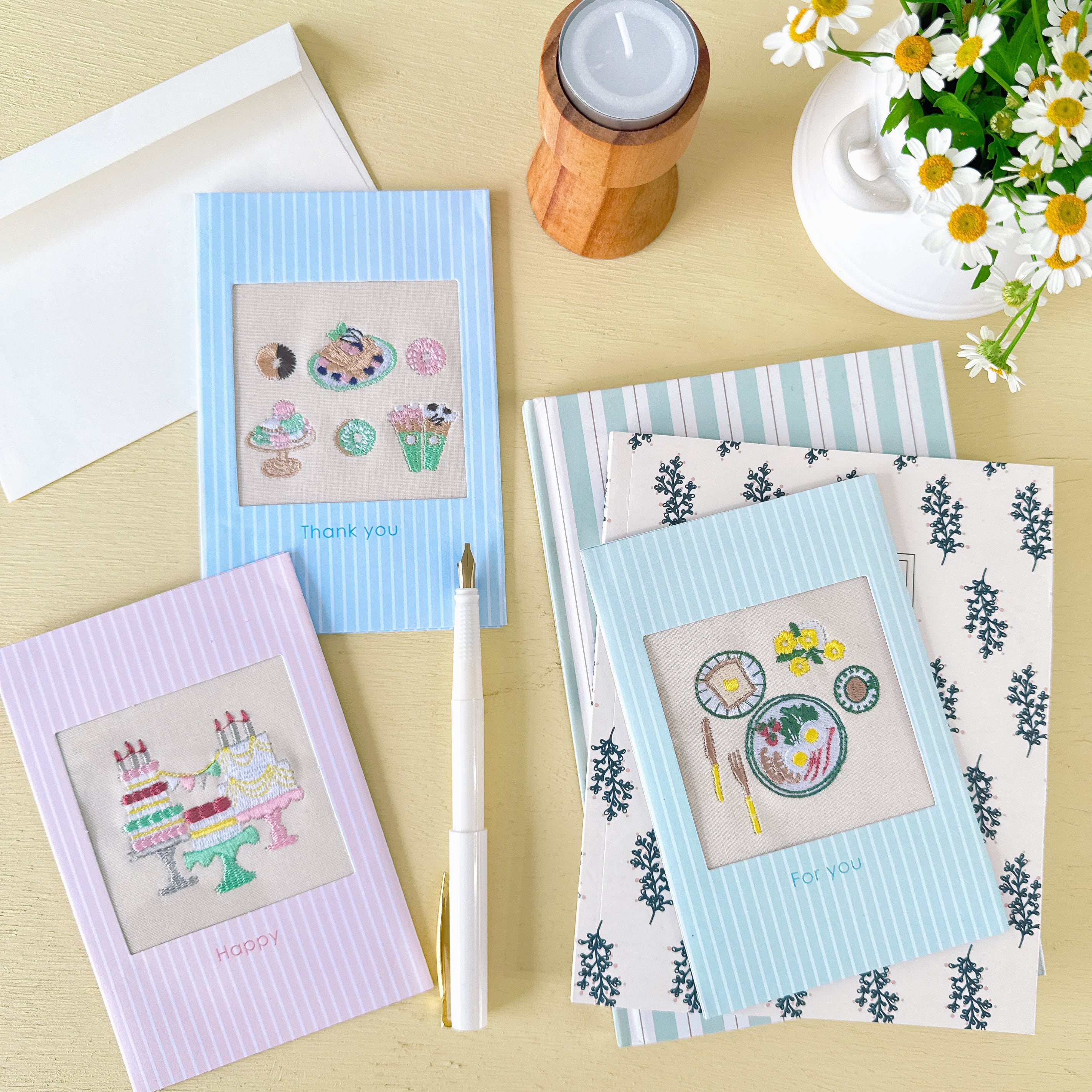 annas刺繍文具】刺繍カード | Net store アンナとラパン