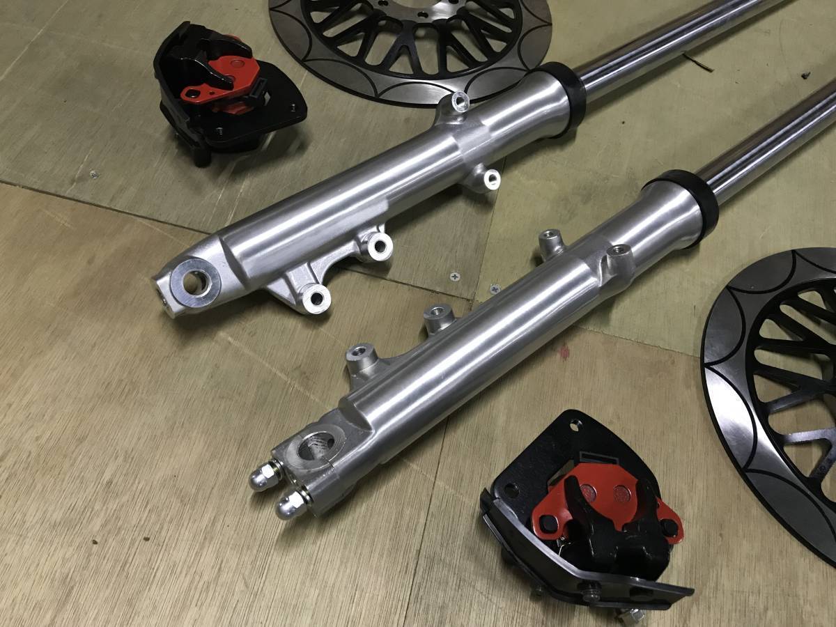 ☆超希少☆GSX400E ザリ 純正セミエアフロントフォーク GS400