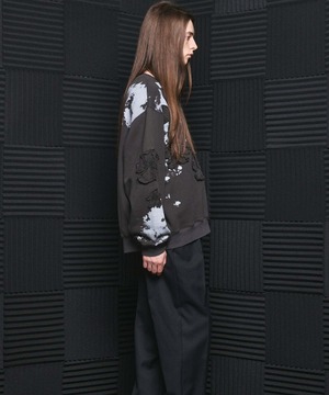 【26AW | MEN】MAISON SPECIAL メゾンスペシャル / フラワーパッチプライムオーバークルーネックスウェット  / 11262411703