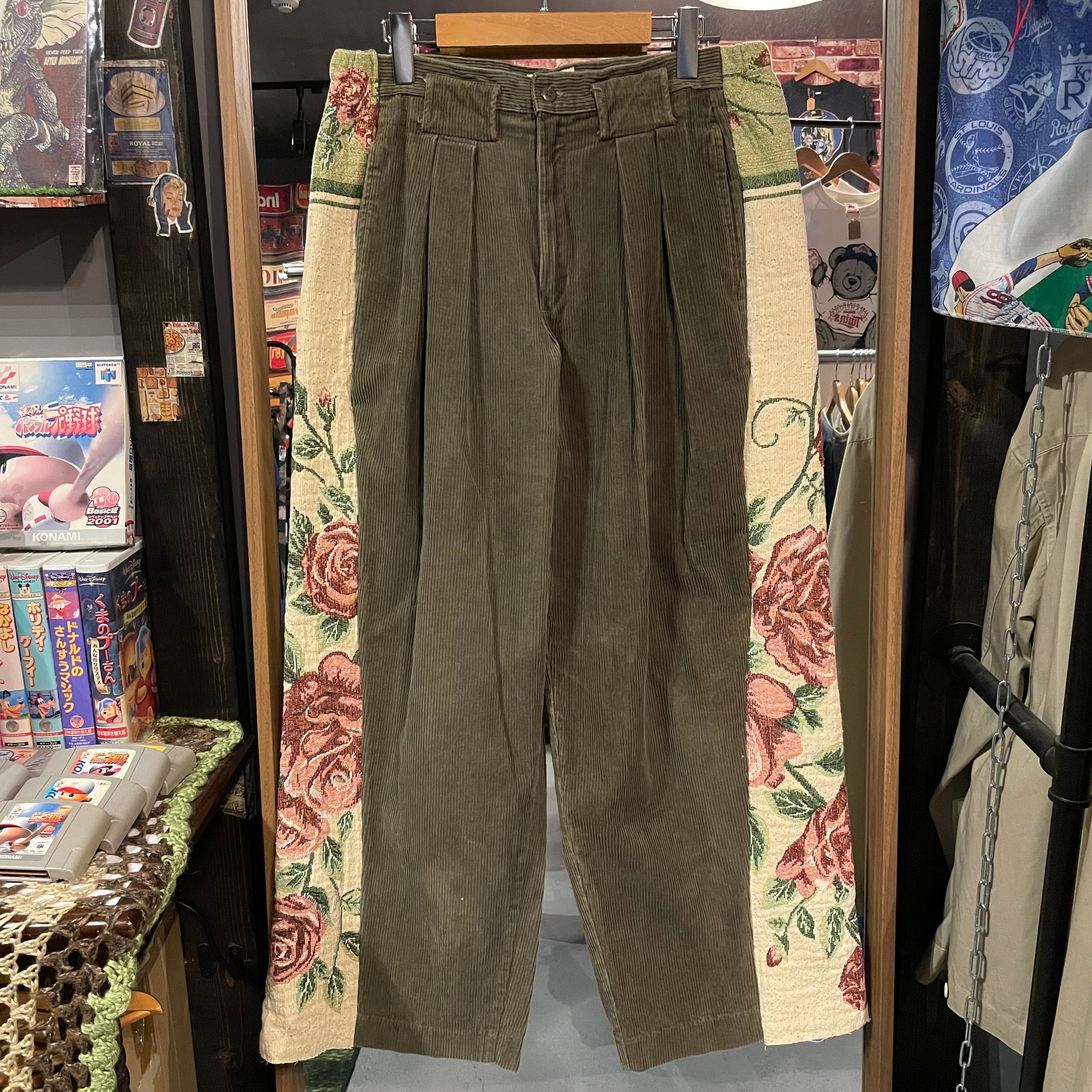 リメイク / コーデュロイパンツ / オールドラグドッキング | 古着屋