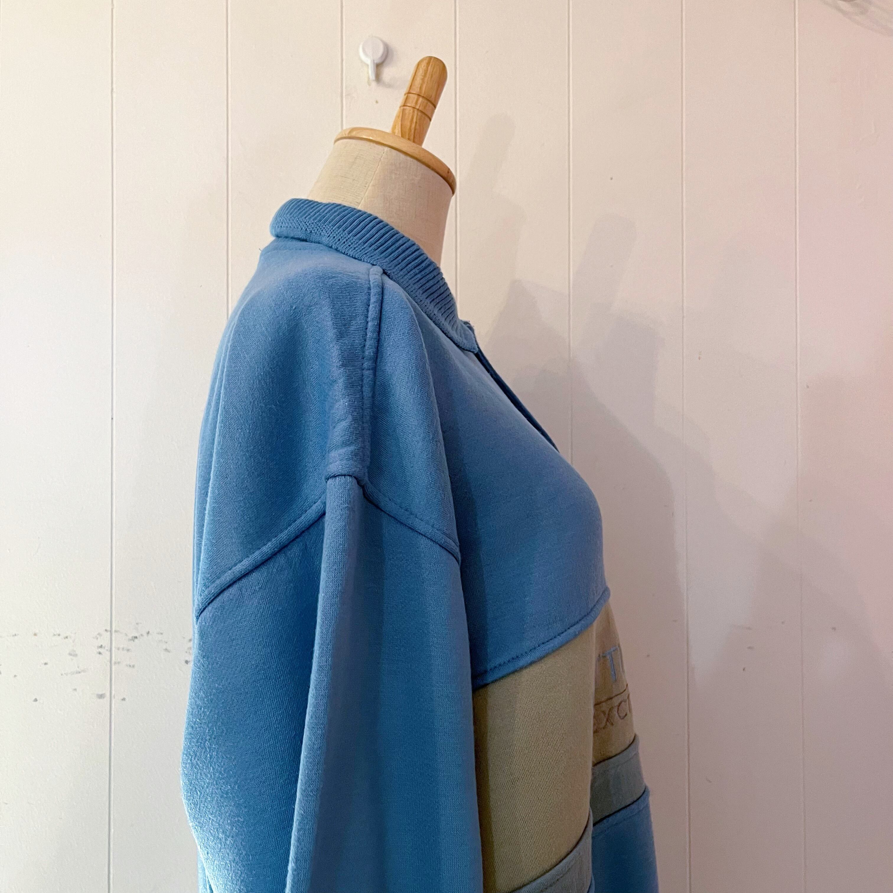 light blue mens polo sweat