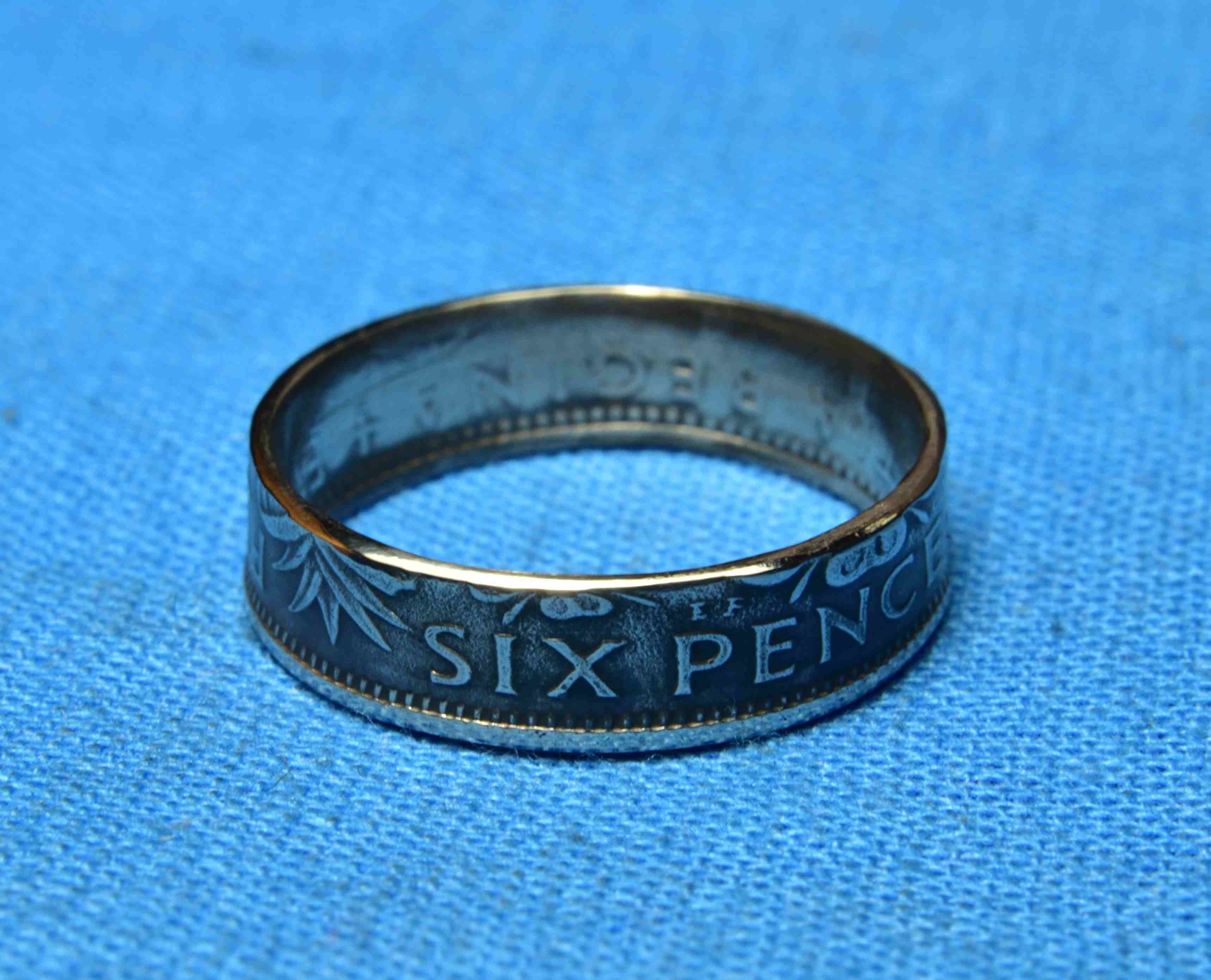 幸せを呼ぶコイン6ペンスで指輪お作りします | type2rings
