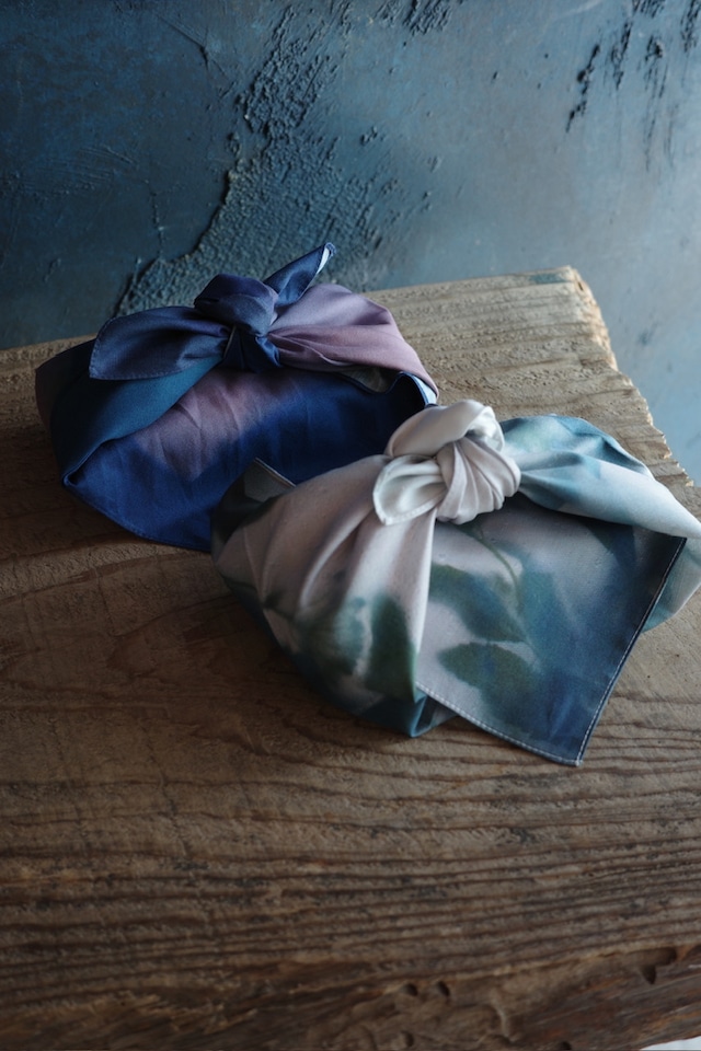 rūpa print fabric furoshiki 45×45 "All living things have meaning "