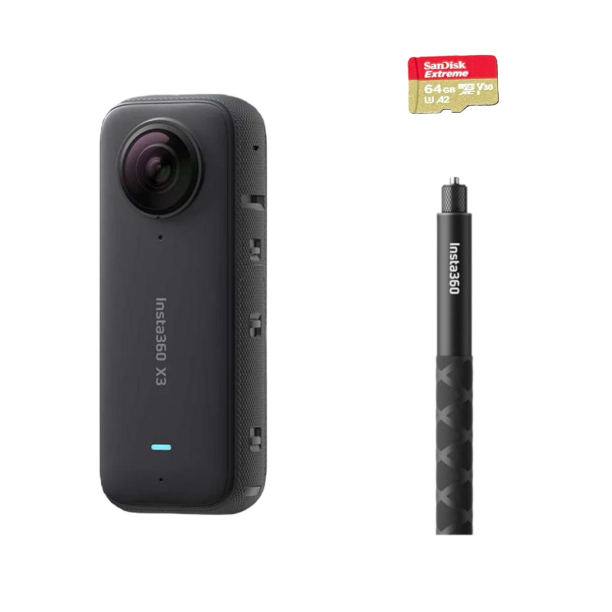 1泊2日- insta360 アクションカメラセット「Insta360 X3 &見えない自 
