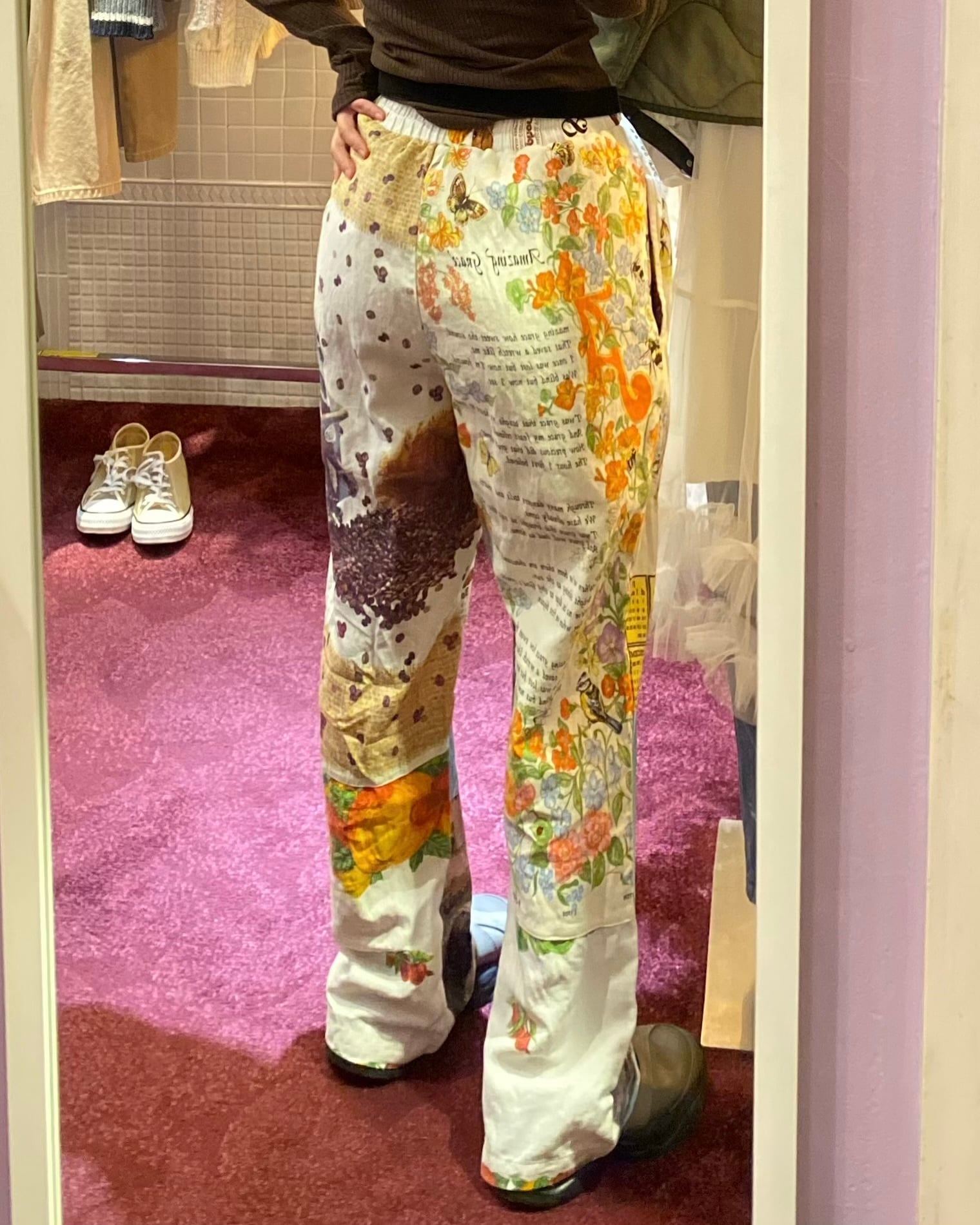 CaNARi remake vintage tapestry pants | CaNARi Vintage