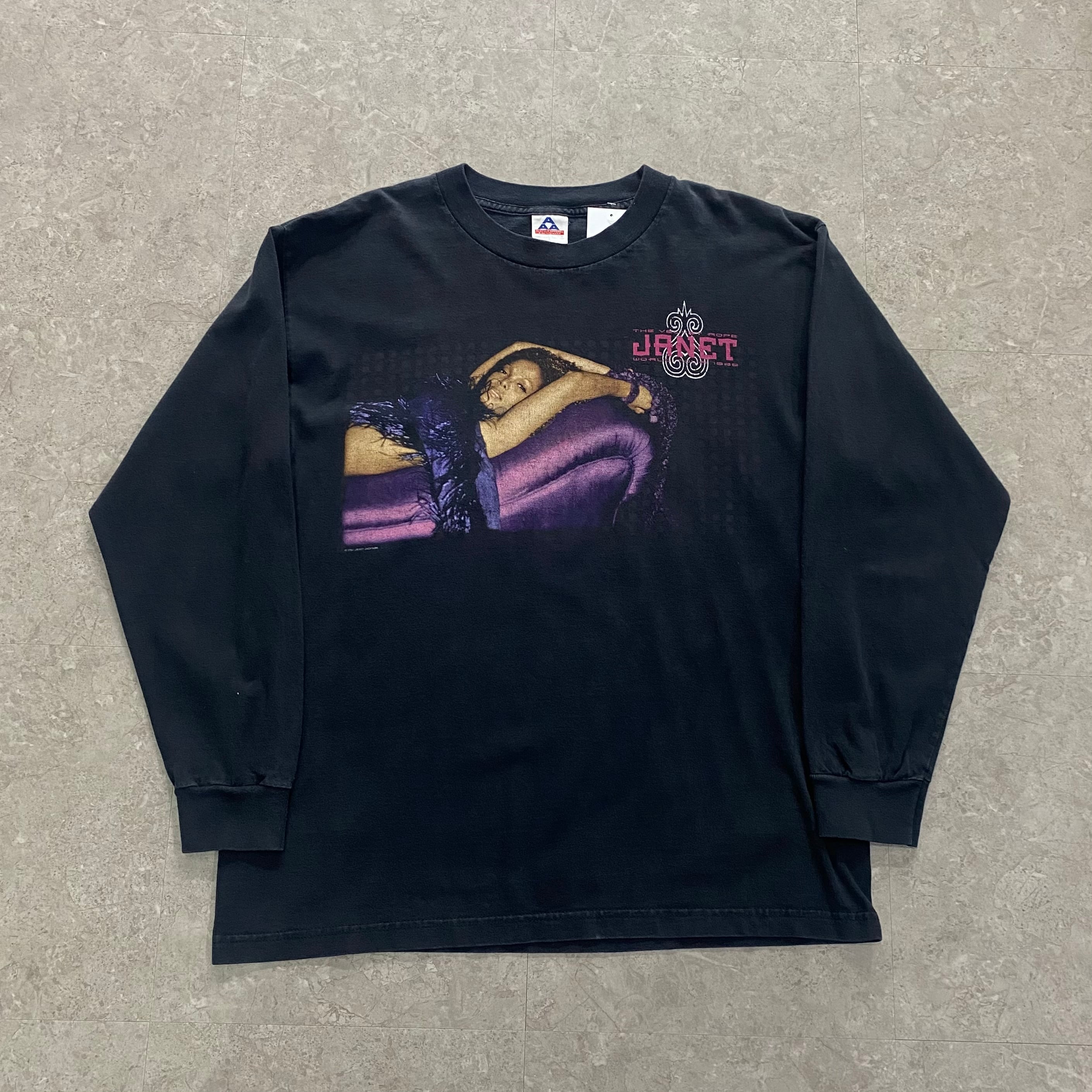 1998 Janet Jackson "THE VELVET ROPE WORLD TOUR" L/S T-shirt【仙台店】