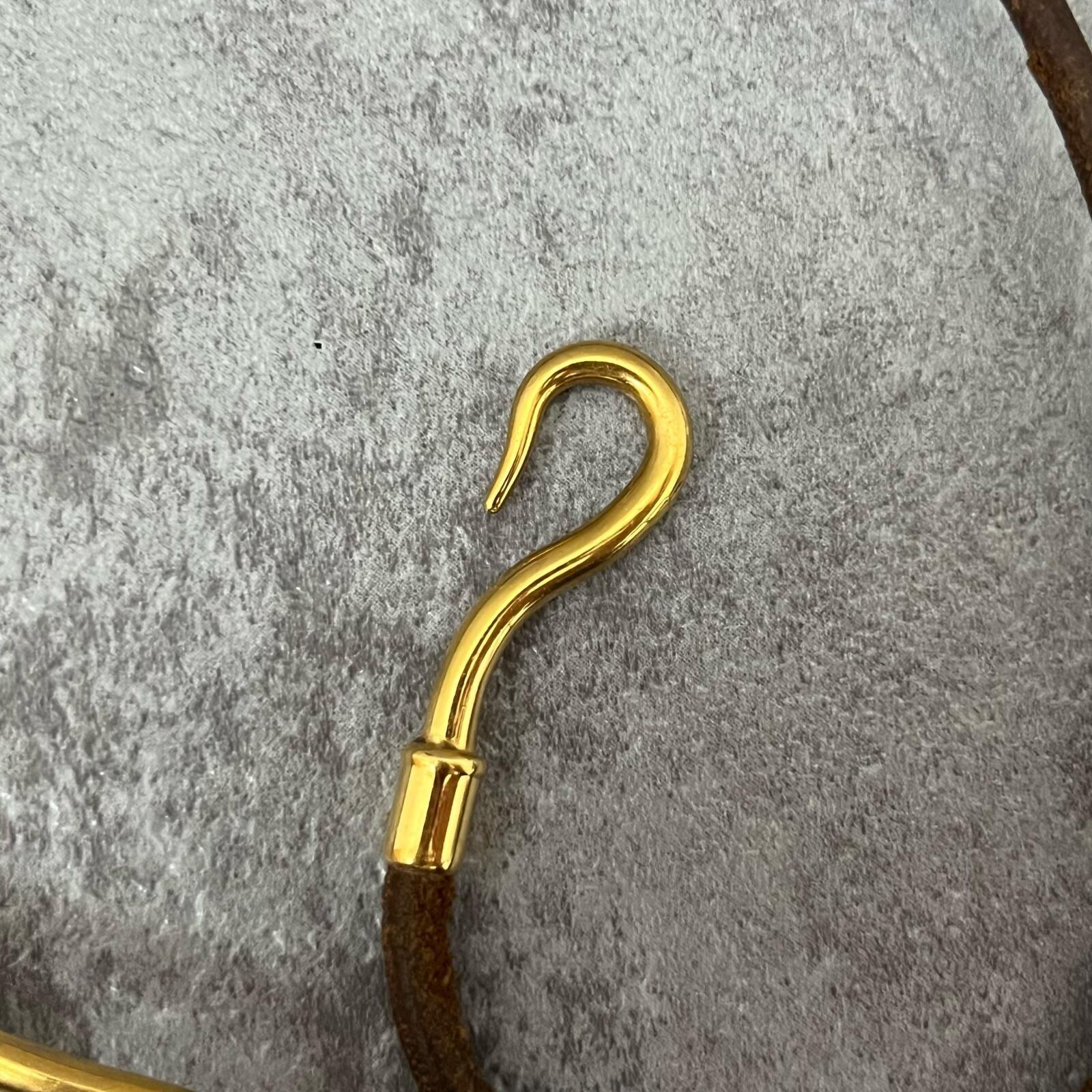 HERMES】エルメス レザーブレスレット ブレスレット レディース