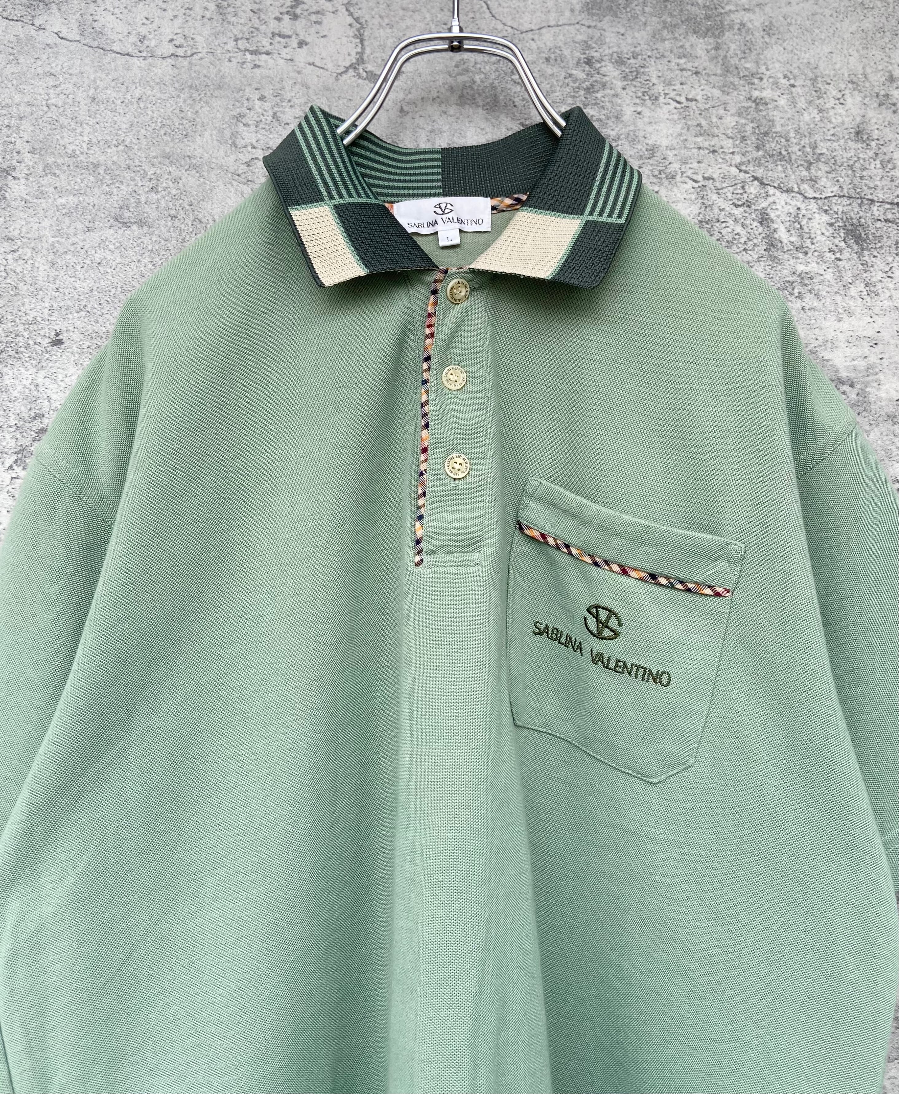 新品　CALRO VALENTINO ポロシャツ 90s