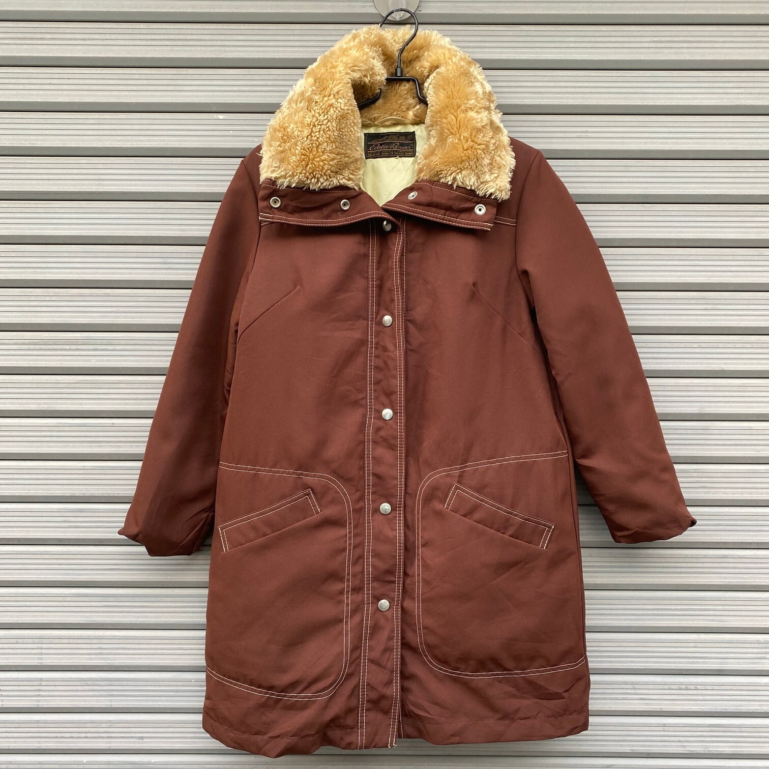 70年代 Eddie Bauer エディーバウアー 黒タグ グースダウンコート