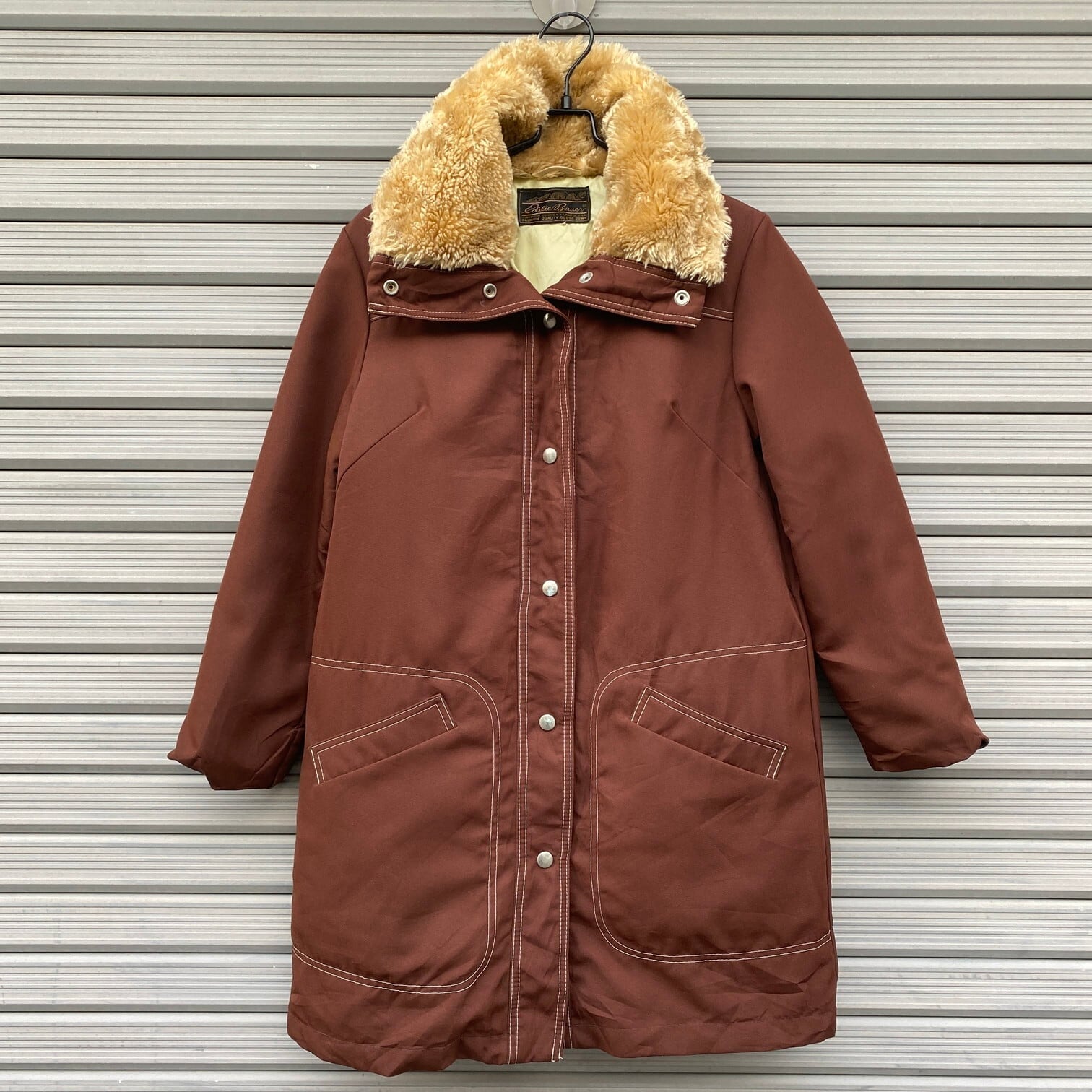 70年代 Eddie Bauer エディーバウアー 黒タグ グースダウンコート 