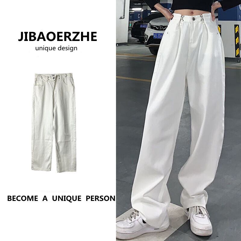 ルーズジーンズ スプリングサマースタンダードカジュアルパンツ レディース レトロ 春物 夏物 ケッペル15586879460