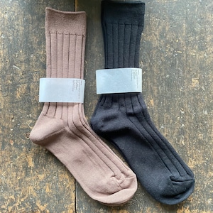 hacu. Cotton rib socks