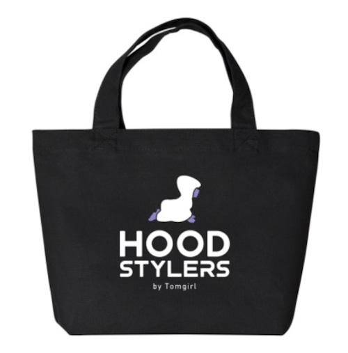 HOOD STYLERS BABY LOGO トートバッグSサイズ(ブラック)