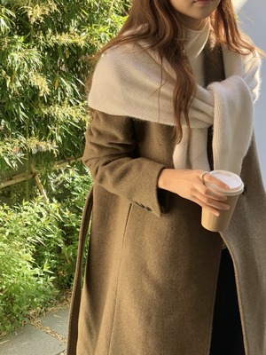 [VERVEINE] verona raccoon knit bolero (即納)