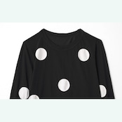 ビッグドットレトロ×モードTシャツ 《i0728》