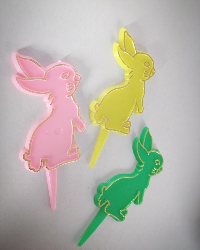 うさぎピック　3本セット