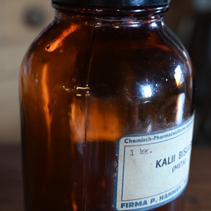 Medicine Bottle / メディシン ボトル〈薬瓶・ボトル・花瓶・ディスプレイ・アンティーク・ヴィンテージ〉114353