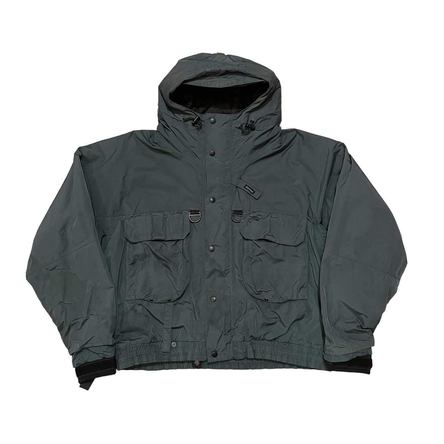 90-00s Eddie Bauer SST Fishing Jacketオイルドナイロン