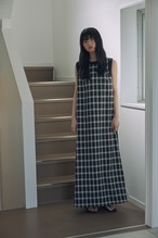DU260531 Check Design One Piece 【T sizeあり】