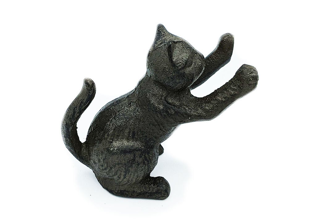 ブックエンド アイアン猫の本立て 1対 | caeru