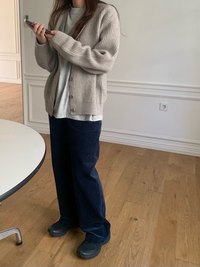 (予約) fl lanel / City corduroy pants 2color