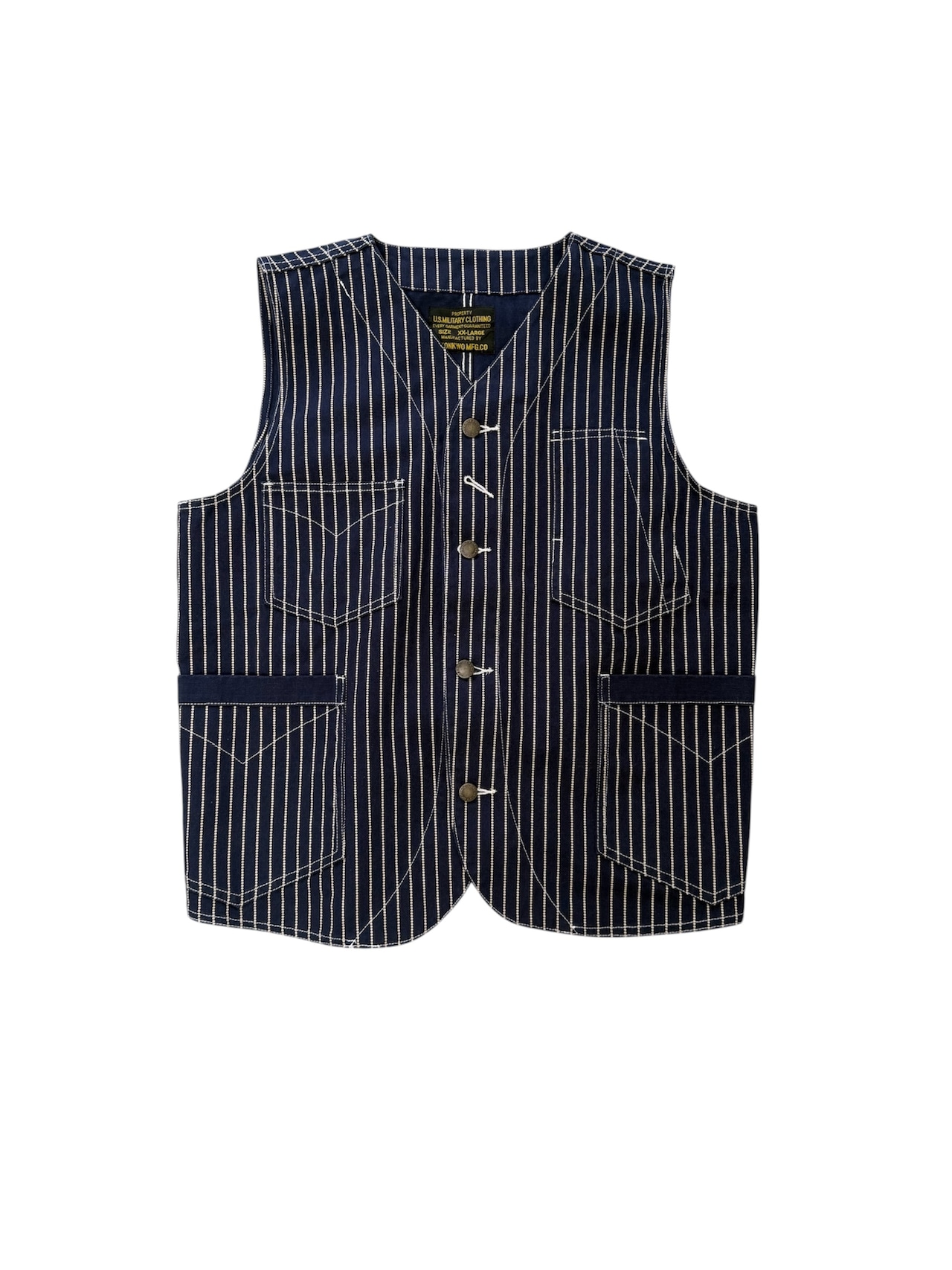 Classic Wabash Stripe Work Vest