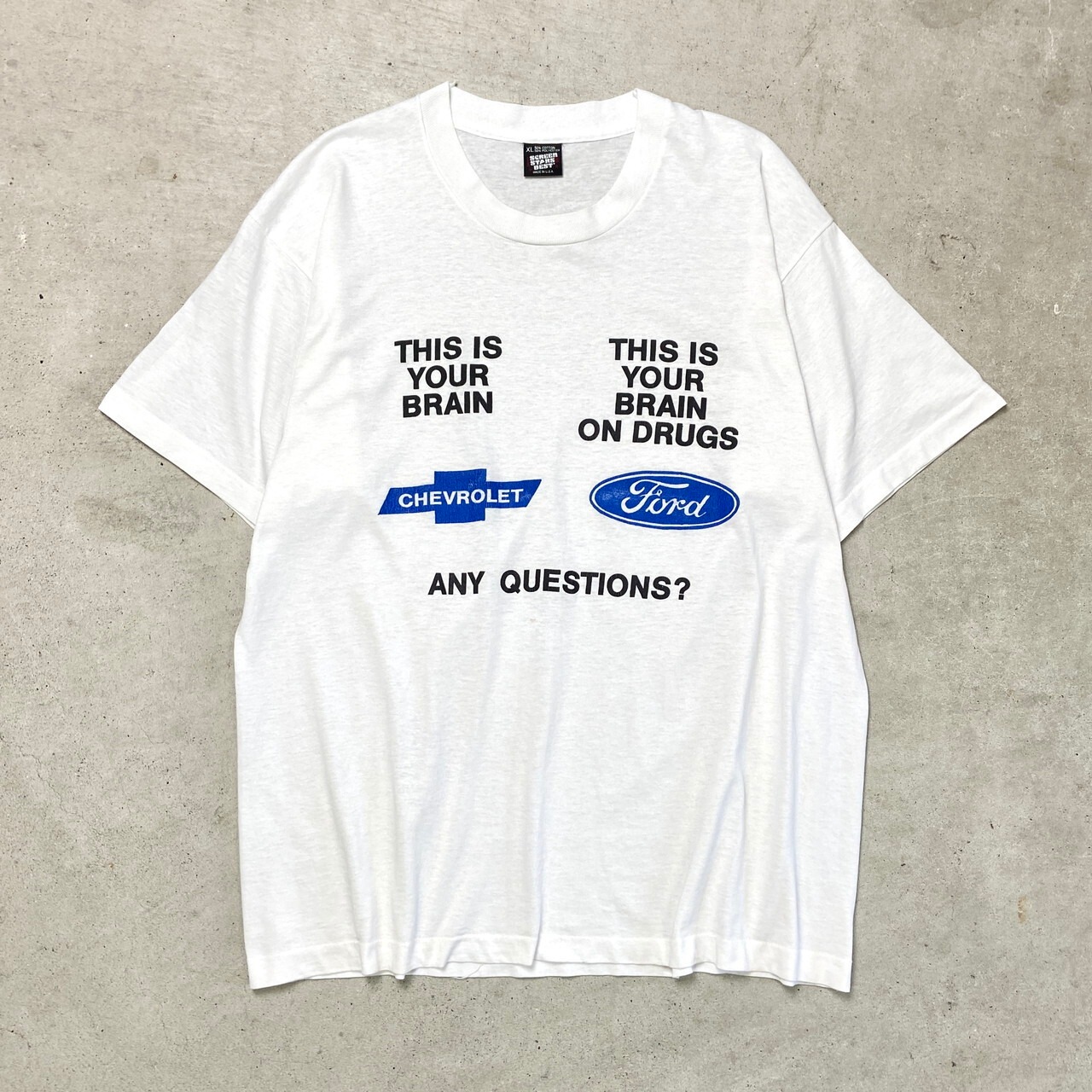 90年代 USA製 CHEVROLET Ford シボレー フォード プリントTシャツ 