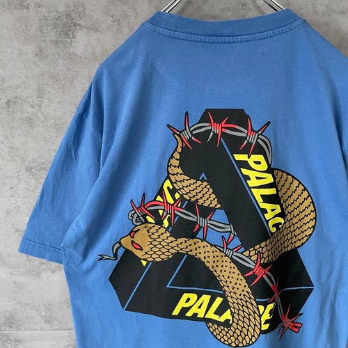 PALACE snake design back print T-shirt size L 配送B　