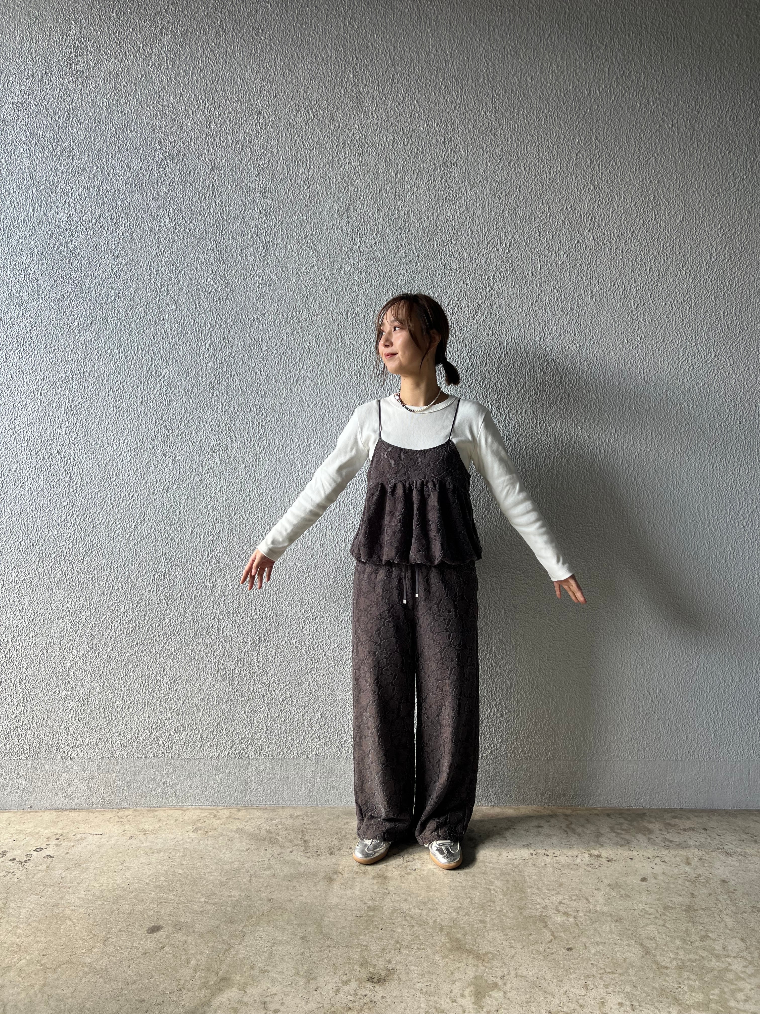 【SELECT】セットアップ可レースバルーンキャミ 21-0206