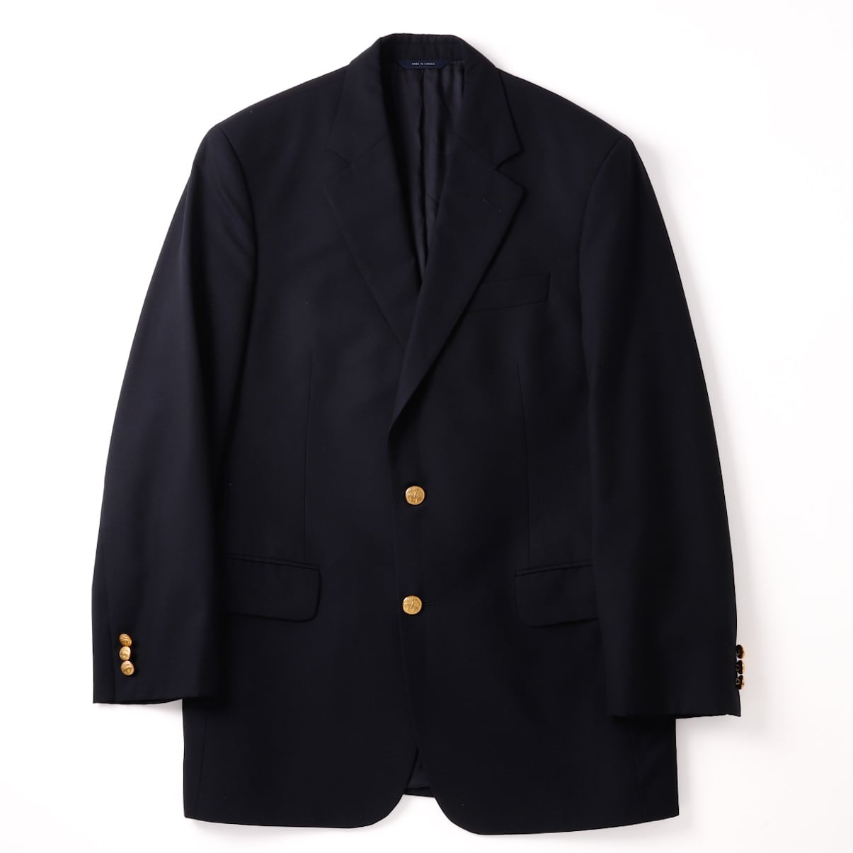 極美品】BROOKS BROTHERS Loro Piana Made in Canada wool Navy blazer