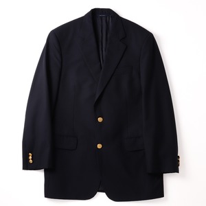 【極美品】BROOKS BROTHERS Loro Piana Made in Canada wool Navy blazer size39 gold button extra condition ／ブルックス ブラザーズ ロロピアーナ 高級生地 ウール 紺ブレ ネイビー ジャケット サイズ39 金ボタン 定価約20万 カナダ製