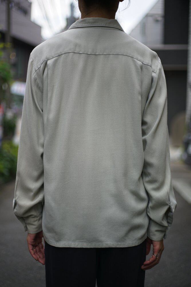 Da Vinci [Da Vinci] Vintage Open Color Rayon Shirt [1970s