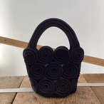 NNA RICCI Made in France black circle bag