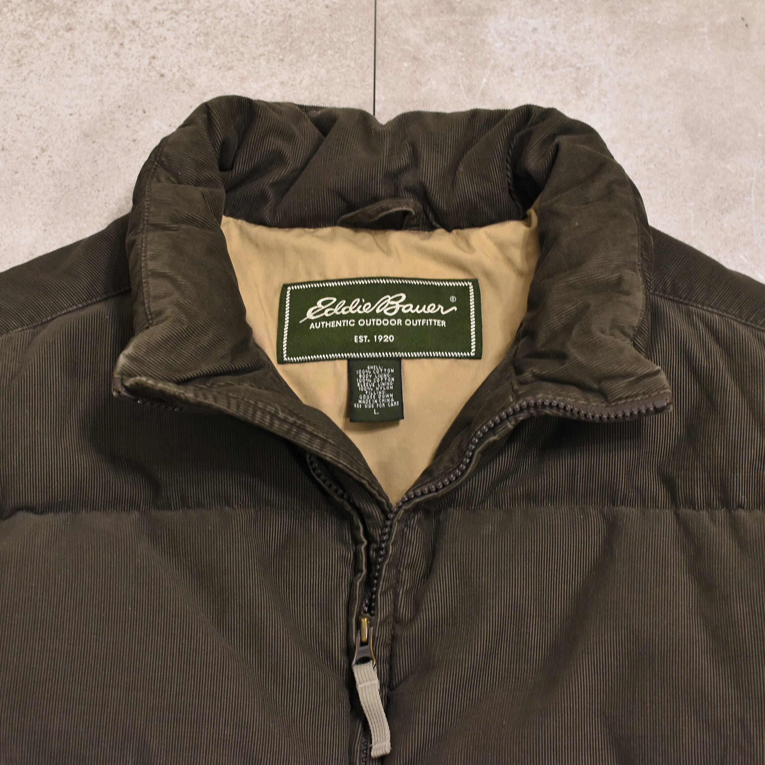 Eddie Bauer corduroy down jkt | 古着屋 grin days memory 【公式 ...