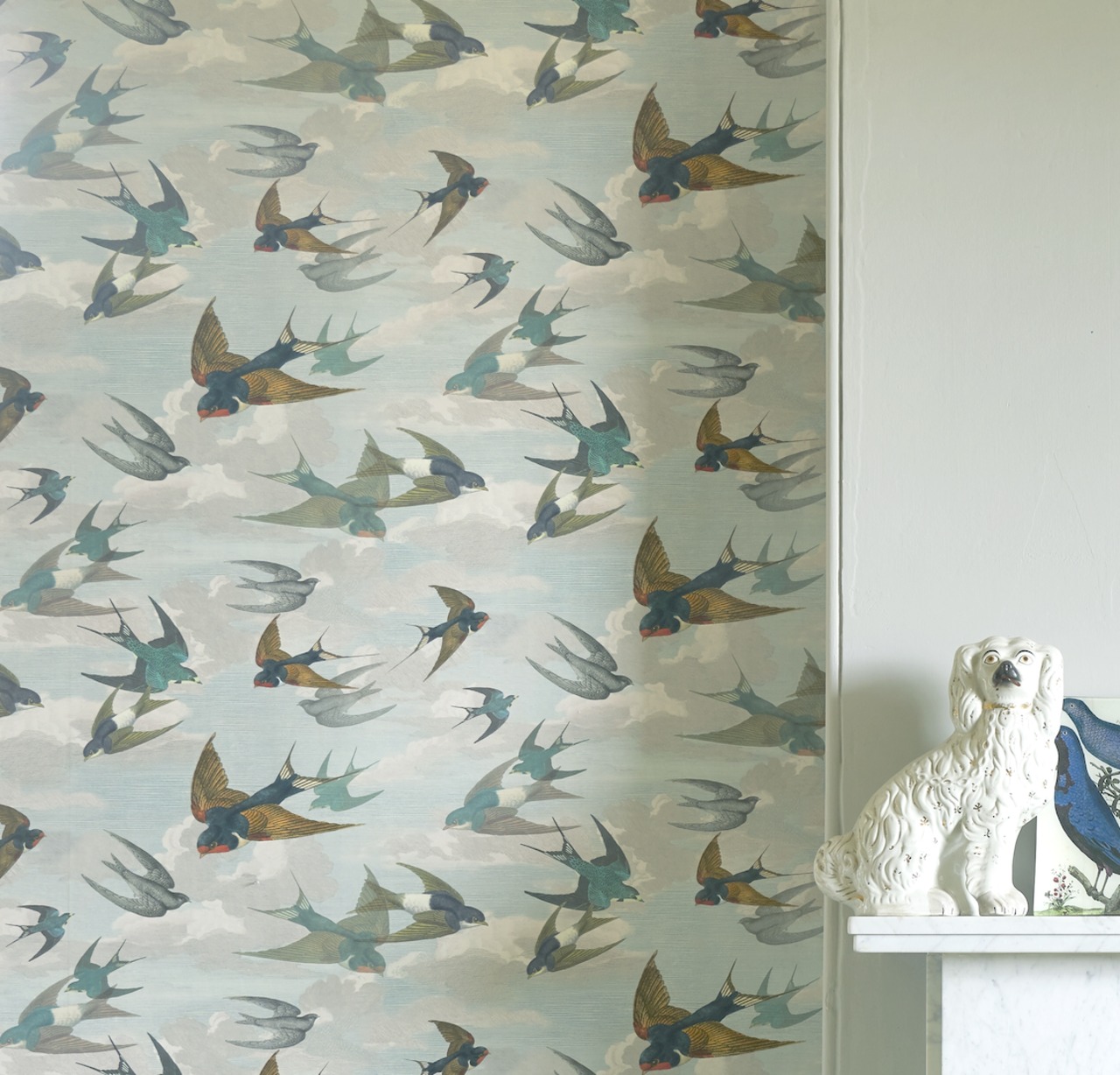 輸入壁紙　Designers Guild -John Derian Chimney Swallows