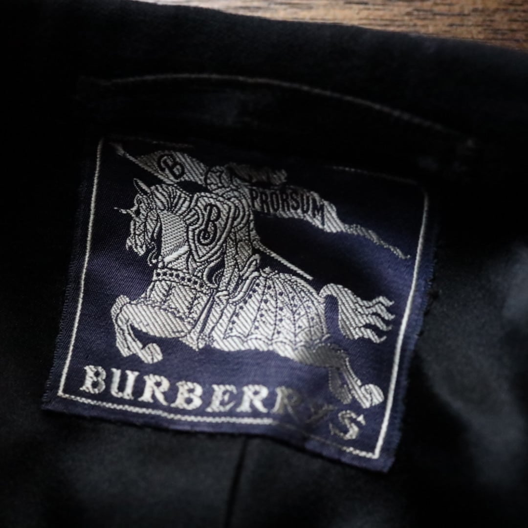 30s Vintage Burberrys Black Tuxedo Set Up 【Made in France】