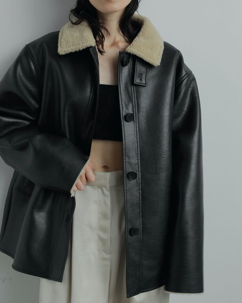 anuke(アンヌーク) Boa Flight Jacket | サウスオレンジ｜メンズ