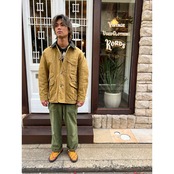90s FILSON "TIN CLOTH" WAXED JACKET MADE IN USA Size 42