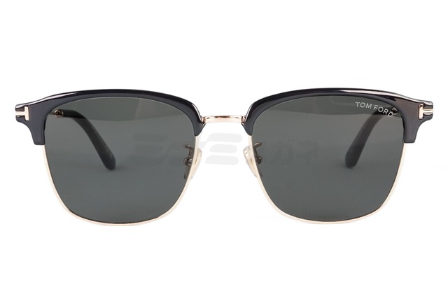 TOM FORD サングラス TF1242-K 01A サーモント スクエア オーバーサイズ ブロー コンビ メンズ レディース 大きいメガネ アジアンフィット ITALY イタリア製 トムフォード-2枚目