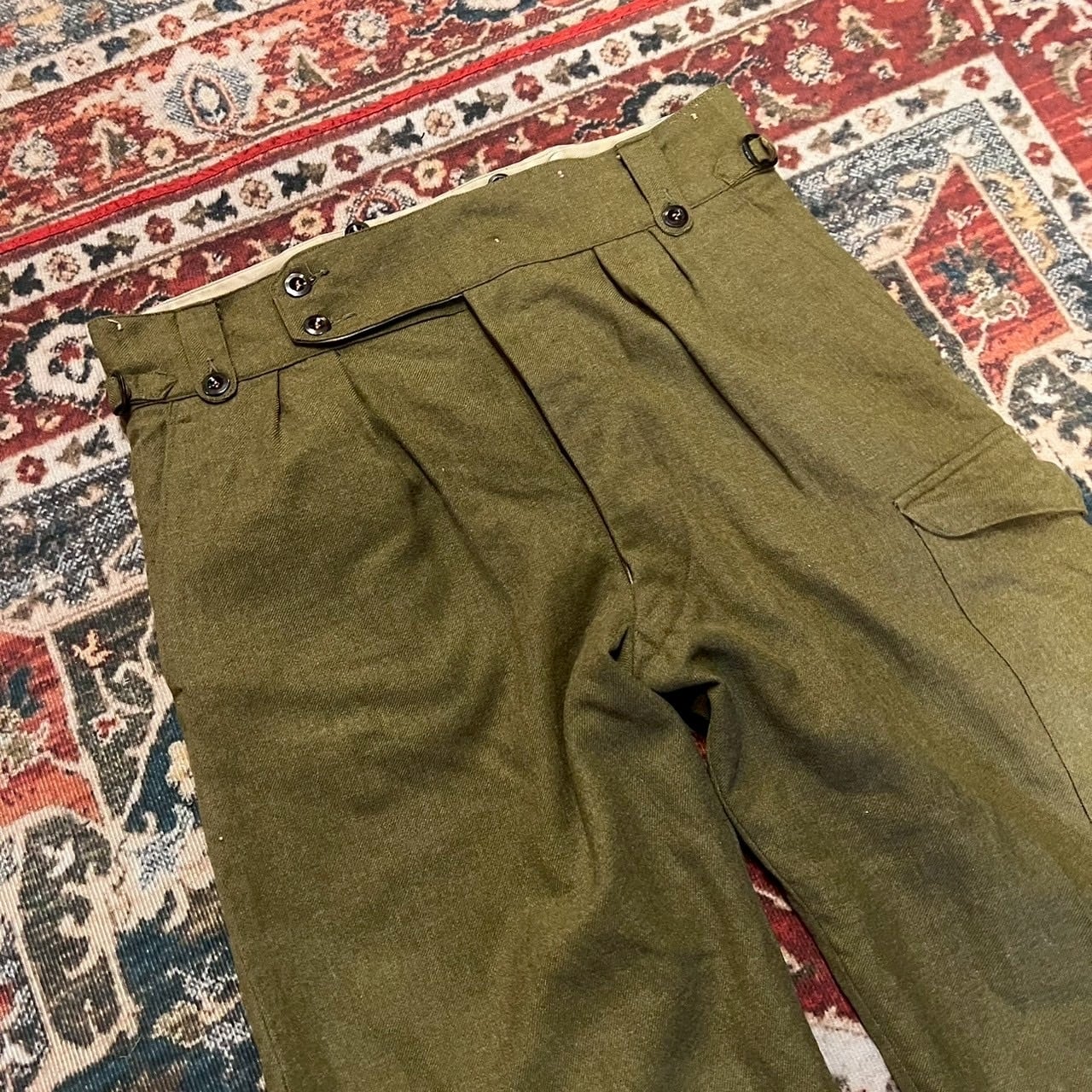 50s オーストラリア軍 グルカパンツ ウールパンツ ミリタリー W94cm