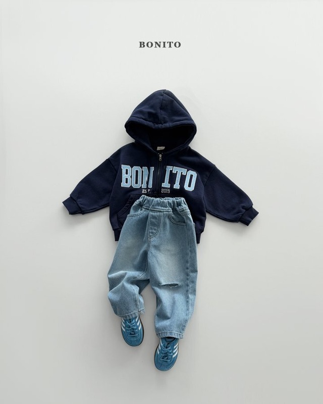 【予約】Bonito Half & Half Hooded Zip-Up (Adult)