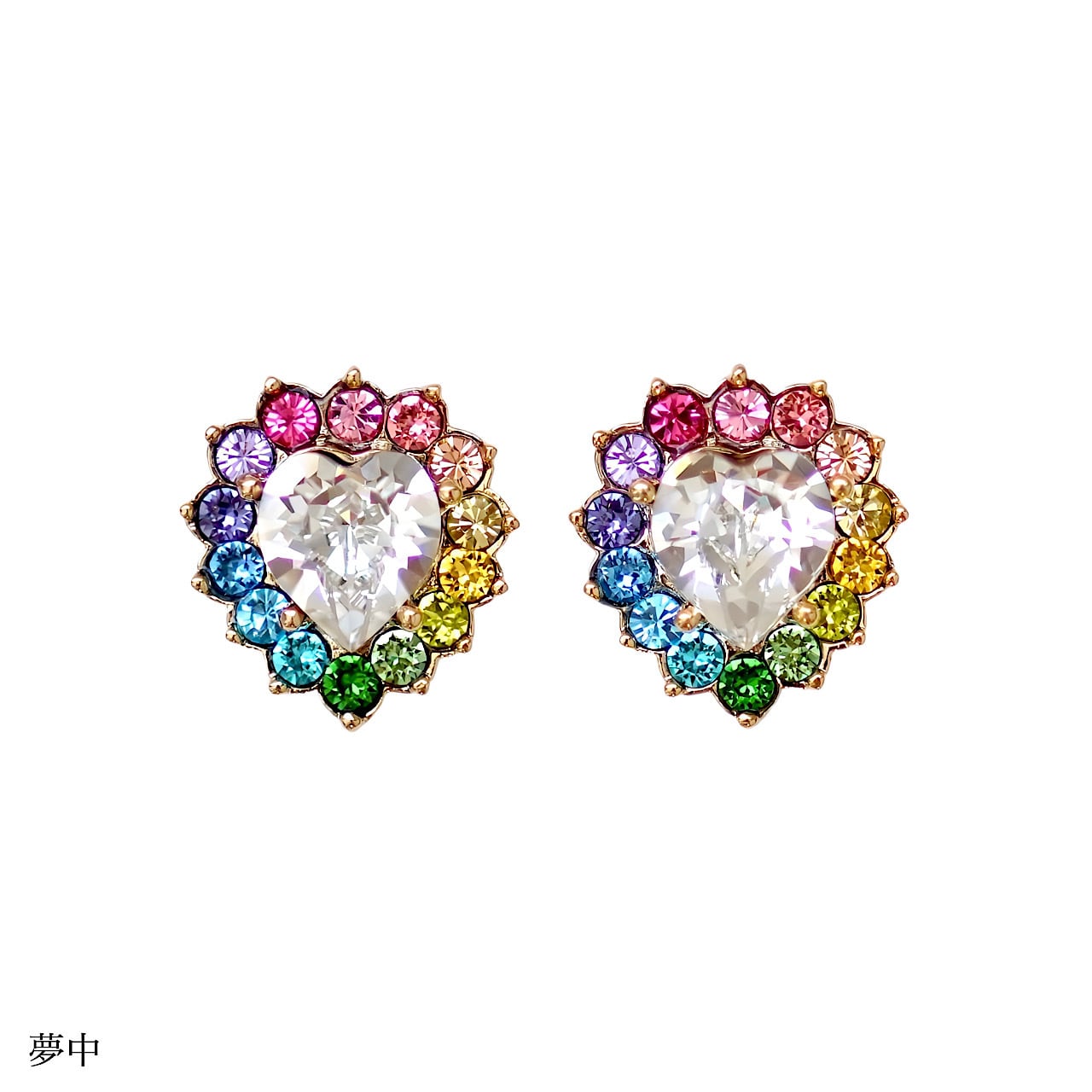 ハートビジューイヤリング | MAKI NUMOTO (マキ ヌモト