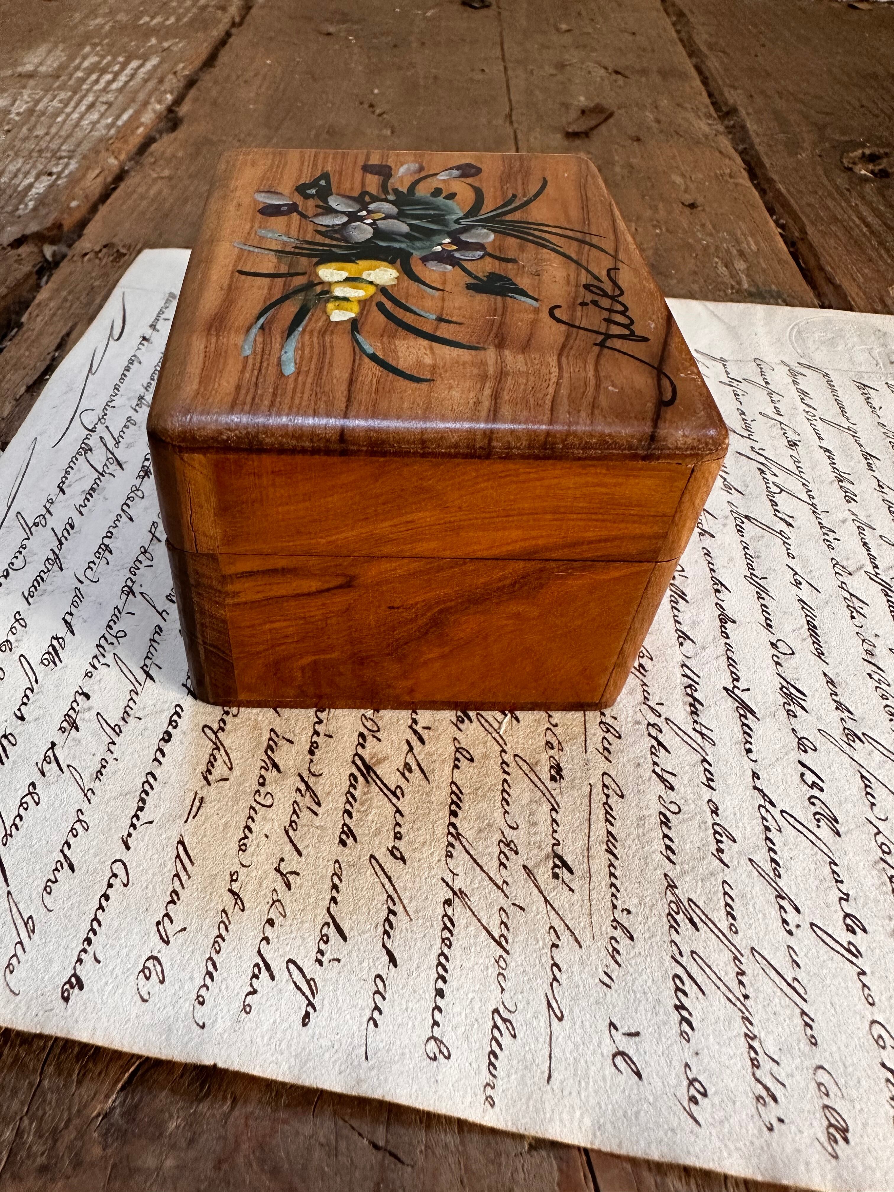 モシュリンヌMauchline Nice木箱SS スミレとミモザ | Brocante de La