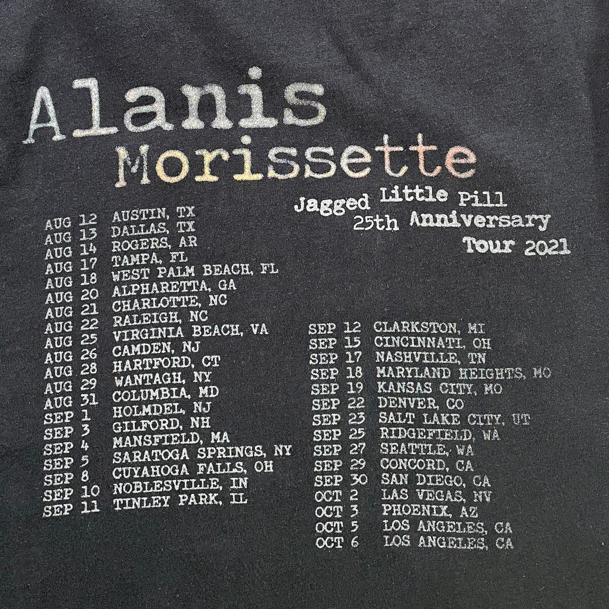 Alanis Morissette アラニス・モリセット アーティストTシャツ メンズL