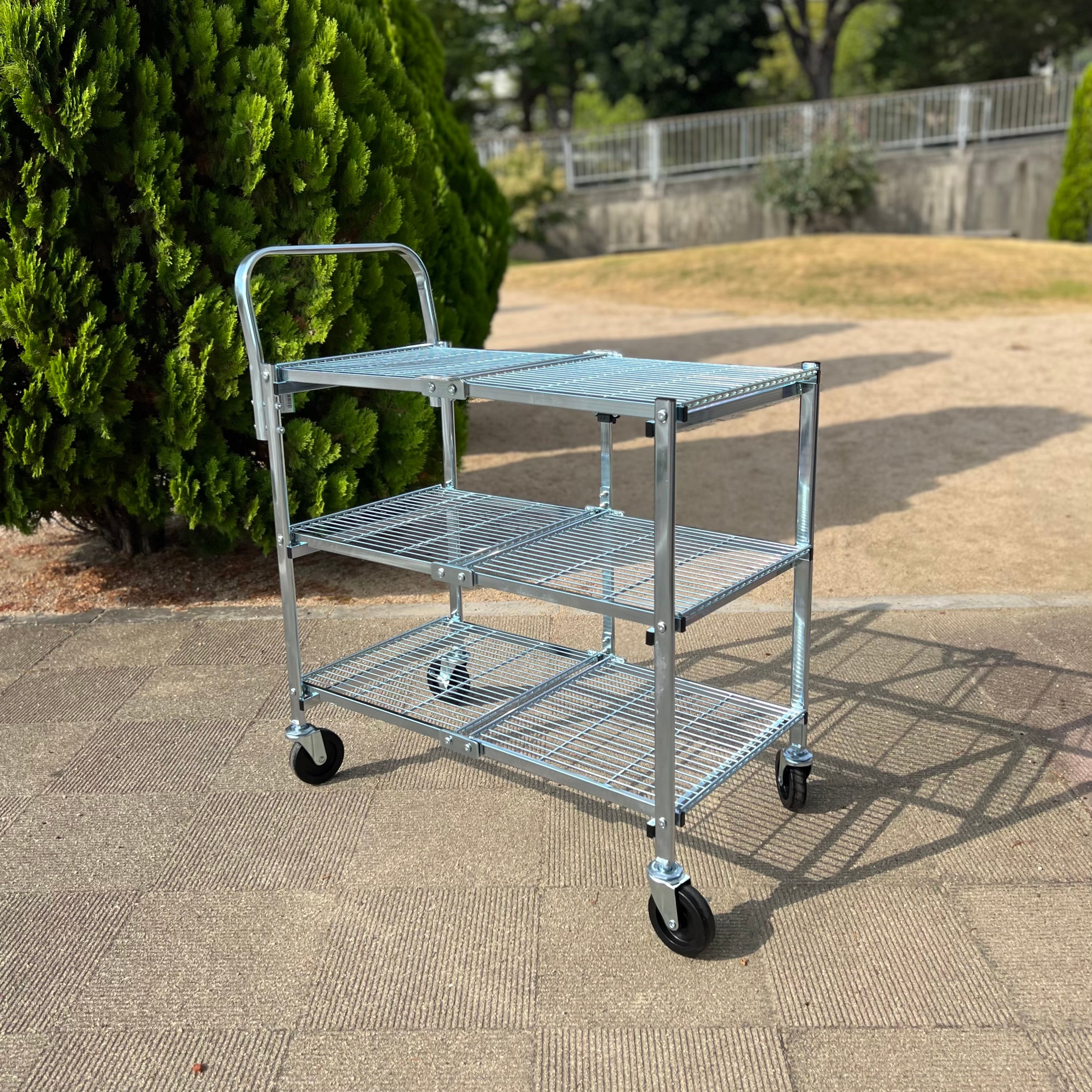 Metal Folding Cart -3 tier-