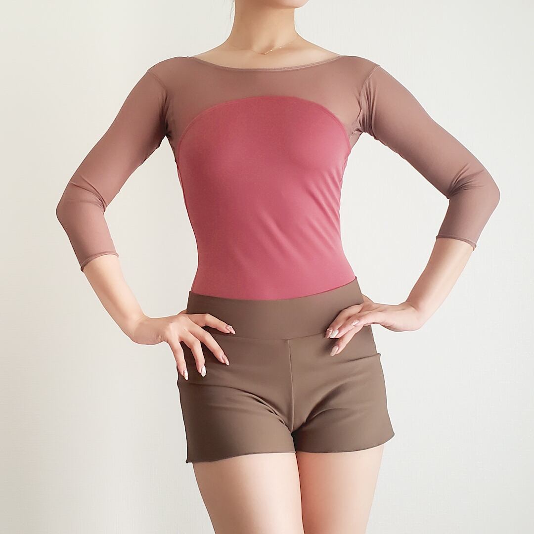 ballet leotard “Jupiter”【ダスティーローズ×モカ】 | herz(ヘルツ