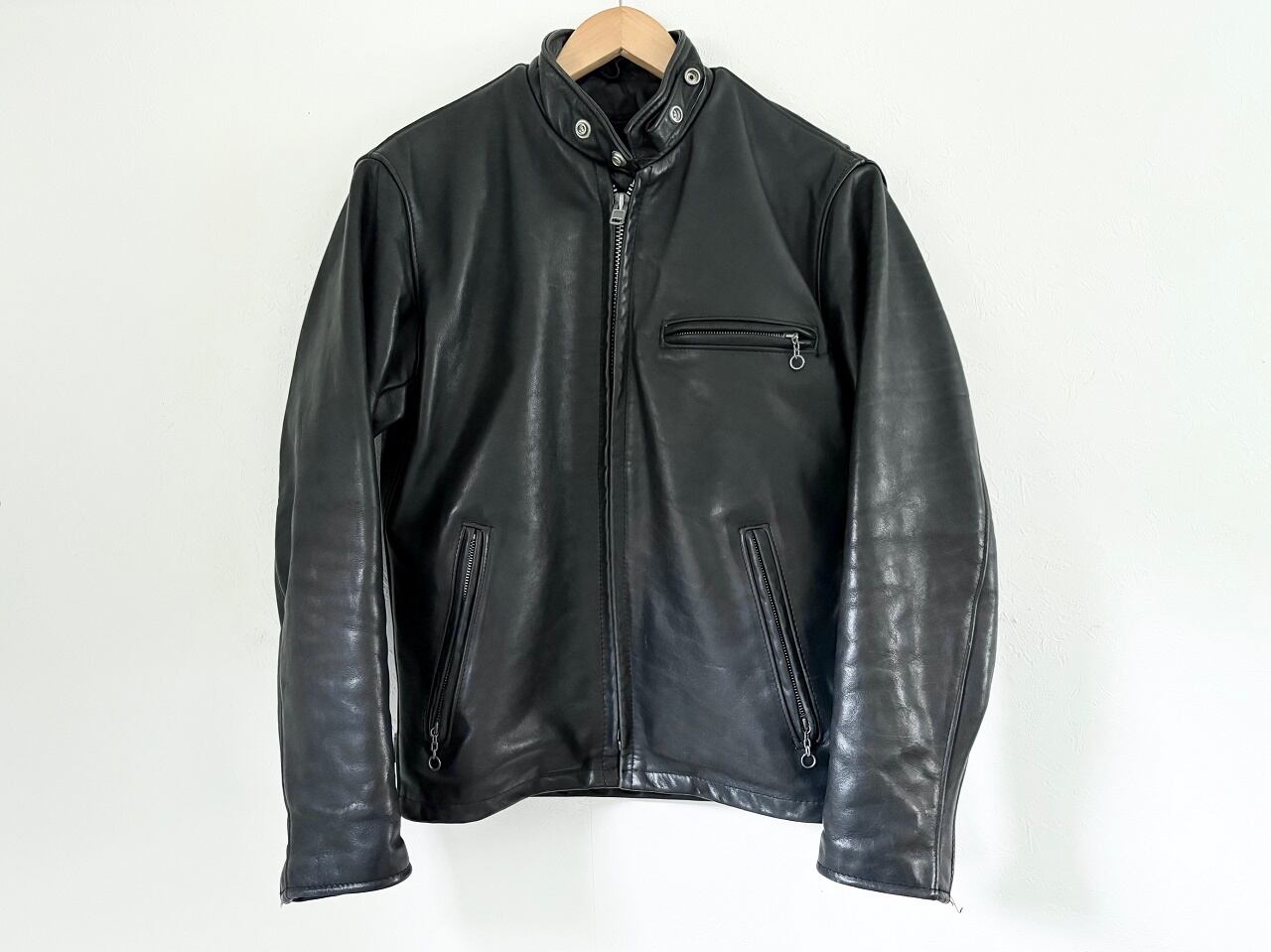 Schott Leather single motorcycle jacket MADE IN USA