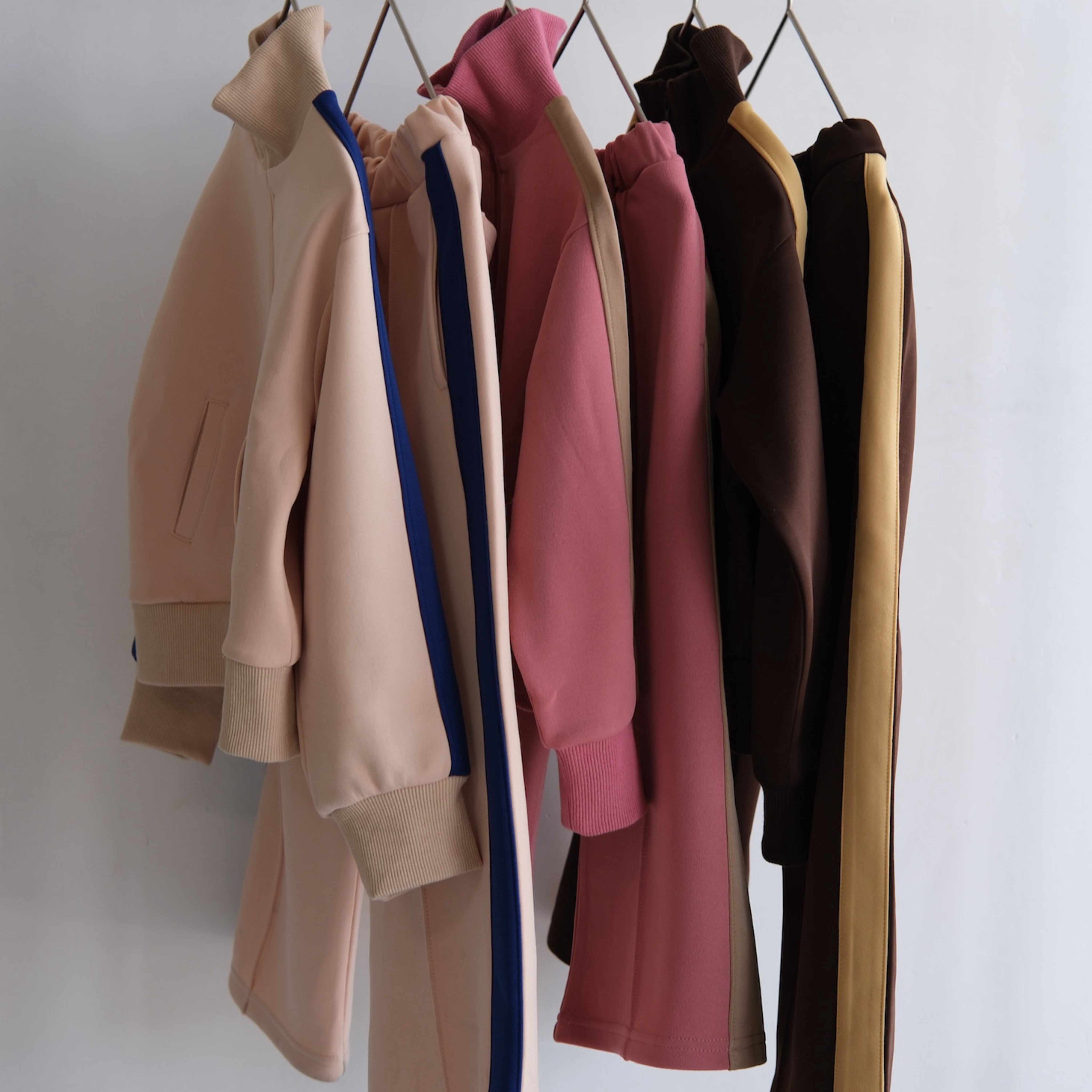 【&pal】bi-color jersey tops  /3color